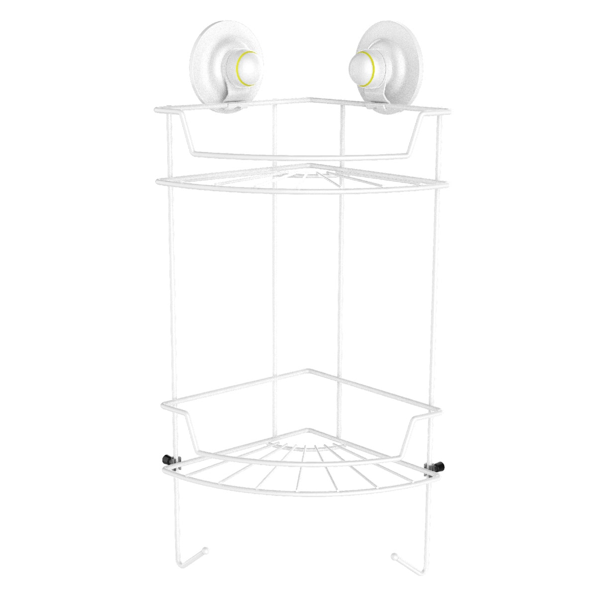 Powerloc White Double Corner Shelf