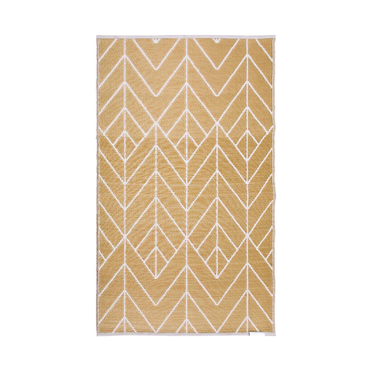 Sydney Gold and Cream Indoor Outdoor Rug
