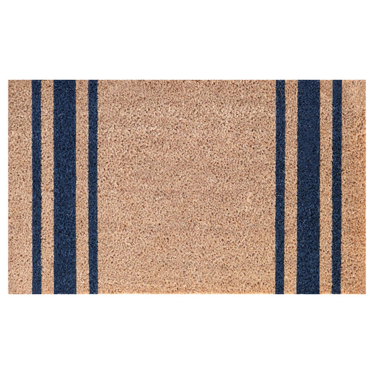 French Stripes Coir Doormat