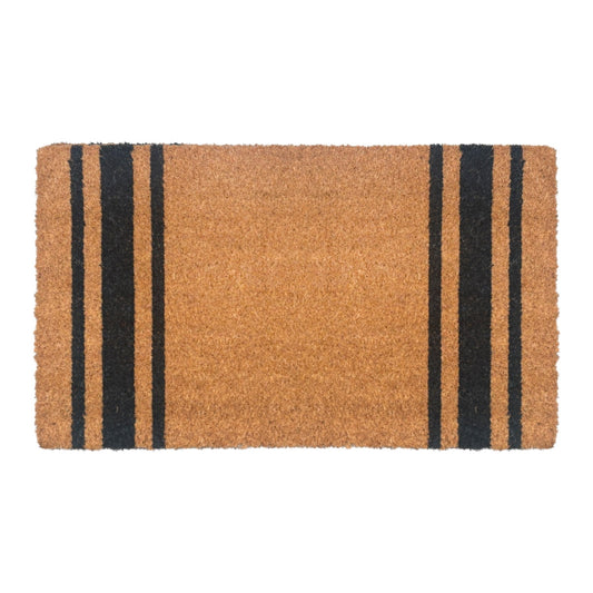 94204FrenchStripes Coir Doormat