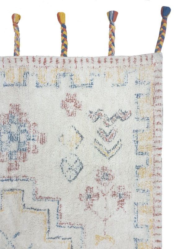 Tufted Tribal Rug detail