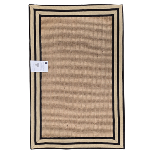 Jute Rug With Cotton Border