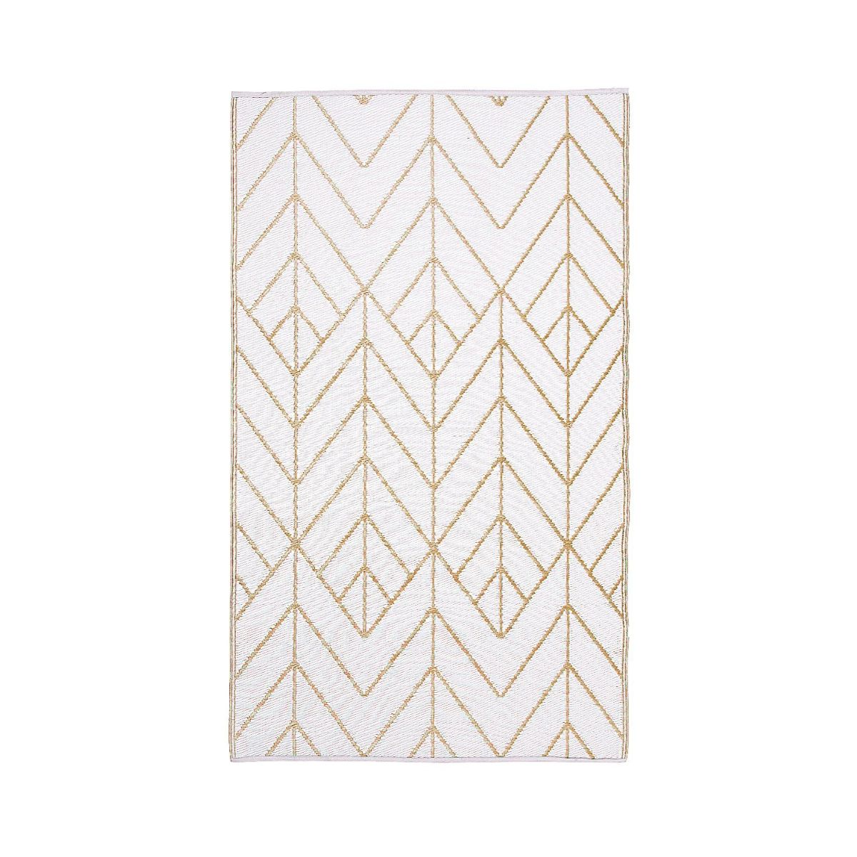 Sydney Gold and Cream Indoor Outdoor Rug