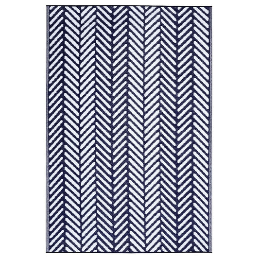 Fresno Navy Indoor Outdoor Rug