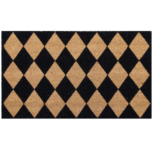 Diamond Coir Doormat  - 45 cm x 75 cm
