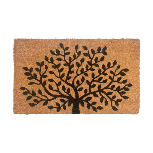 Tree of life natural coir doormat 45x75cm | The Trading House NZ