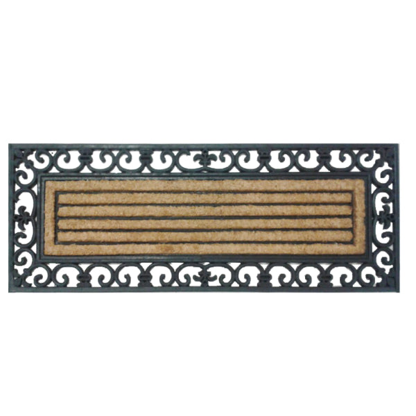 Rubber coir doormat 