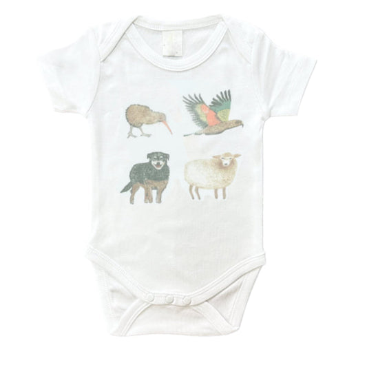 Kiwi Crew Short Sleeve Bodysuit