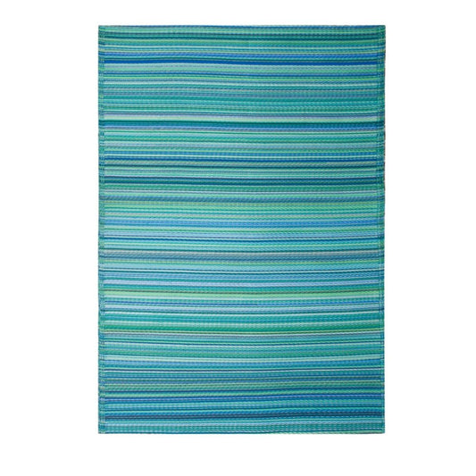 Cancun Aqua Indoor Outdoor Rug