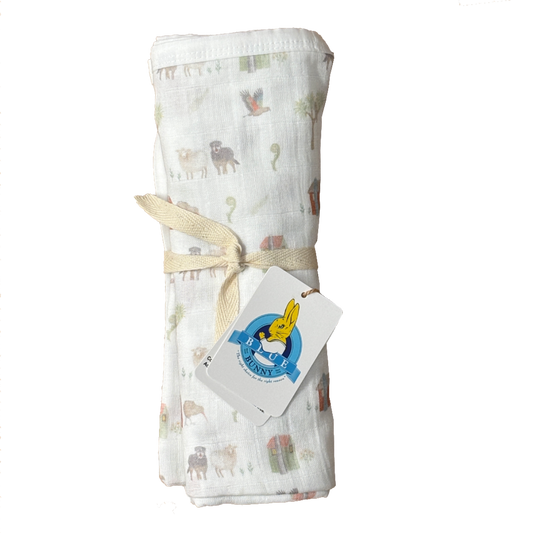 Farm Muster Muslin Wrap
