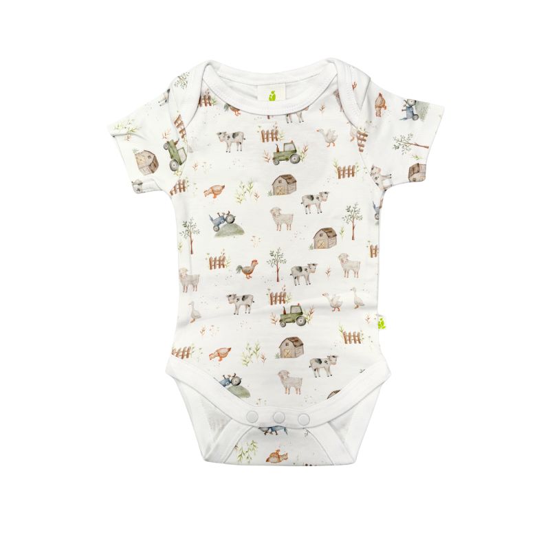 Farm Life Short Sleeve Bodysuit