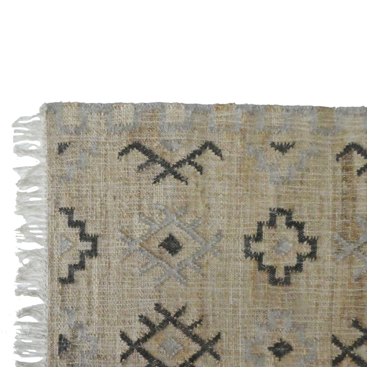 Nate Jute Kilim Rug close-up