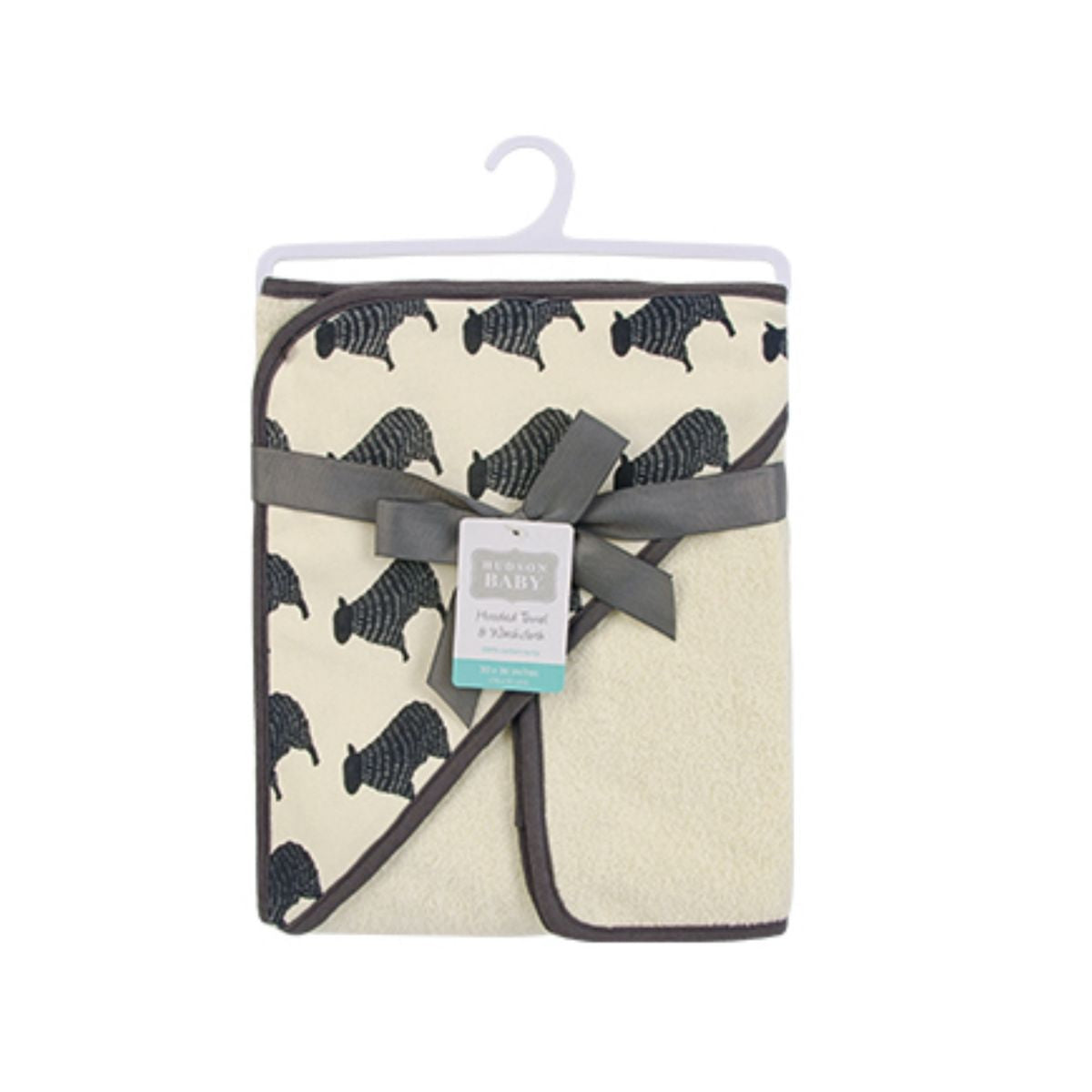 Sheep Print Hooded Towel Wash cloth